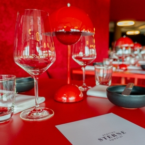 Tisch bei Pop Up Restaurant in Heidelberg