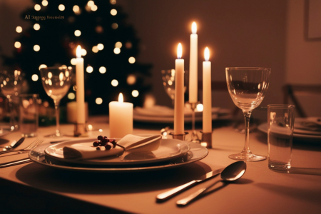 Privates Dinner mit Kerzenlicht