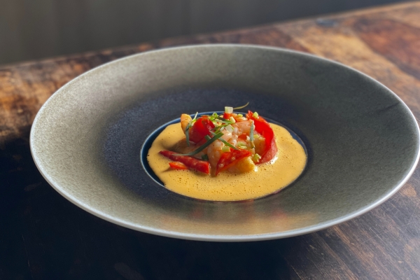 Meeresfrüchte in einer Sauce von Sterne im Glas